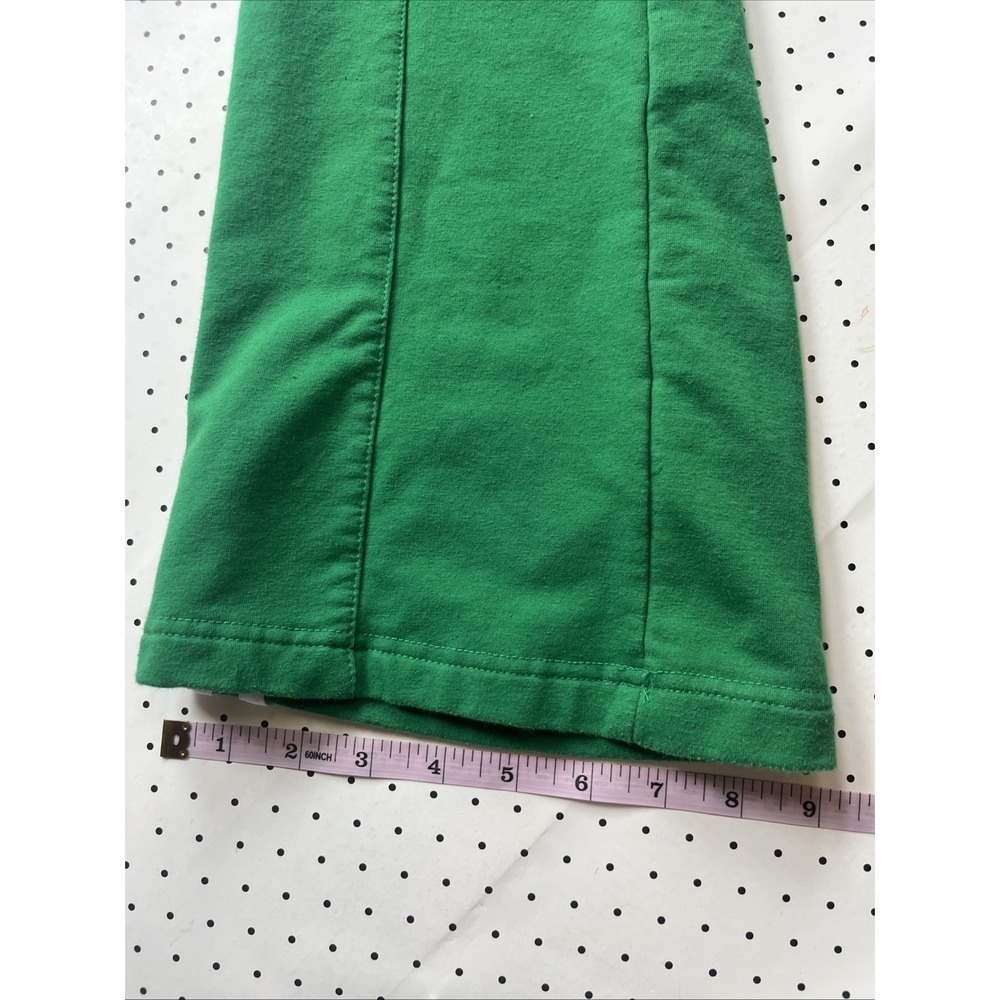 Y2K Kelly Green Side Stripe Flare Track Pants Wide Leg Lounge Athleisure Small - Picture 4 of 8